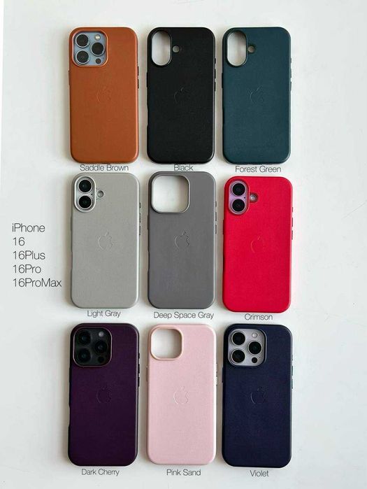 Шкіряний чохол Leather Case чехол iPhone 16 Pro Max | айфон про макс