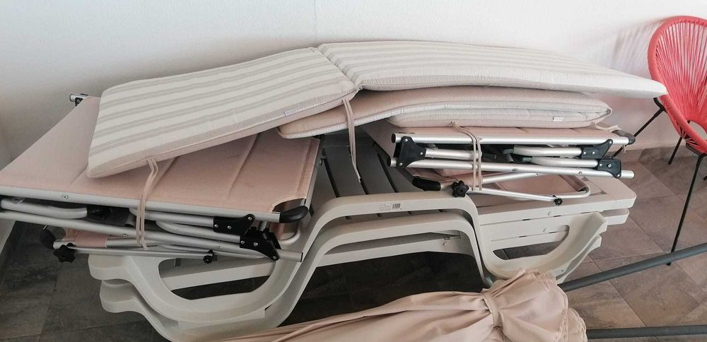 Espreguiçadeiras 4 unidades