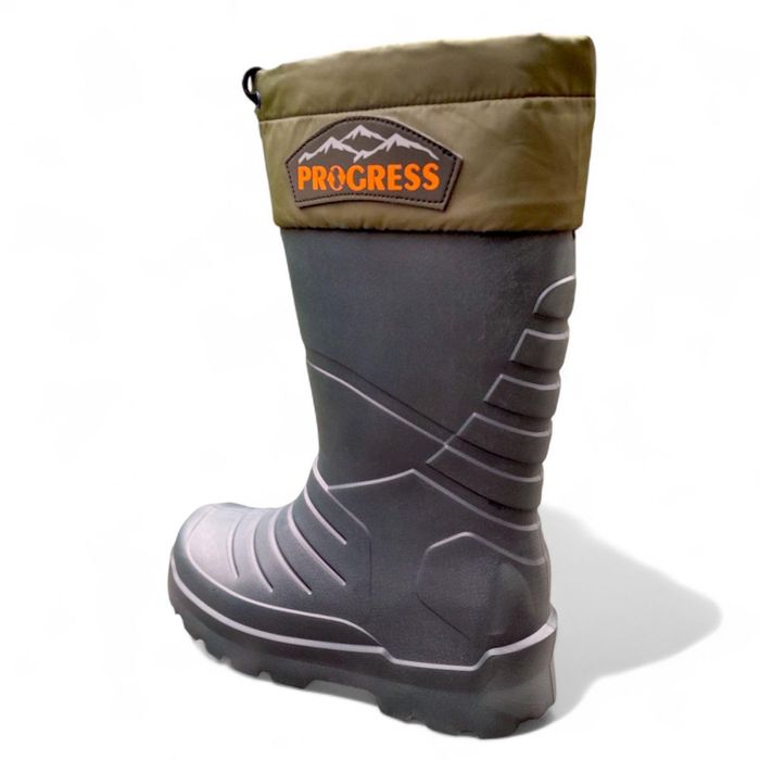 Чоловічі рибацькі чоботи з хутряною вставкою.