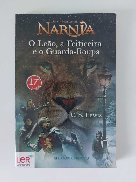 Livro de Nárnia "O Leão, a Feiticeira e o Guarda-Roupa"