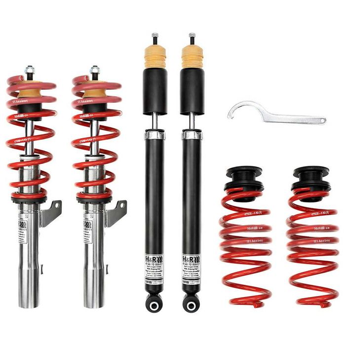 Coilovers Ibiza 6L Kit Suspensão Roscada H&R Nova | H&R 29379-2