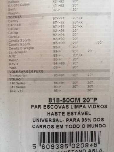 Escova Limpa Vidros Universal 818 - 50 cm