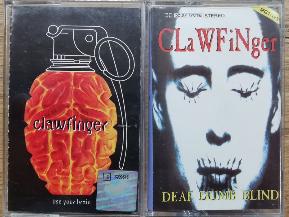 KASETY Clawfinger - Deaf Dumb Blind oraz Use Your Brain