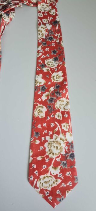 Sun Shine Krawat w kwiaty hand made