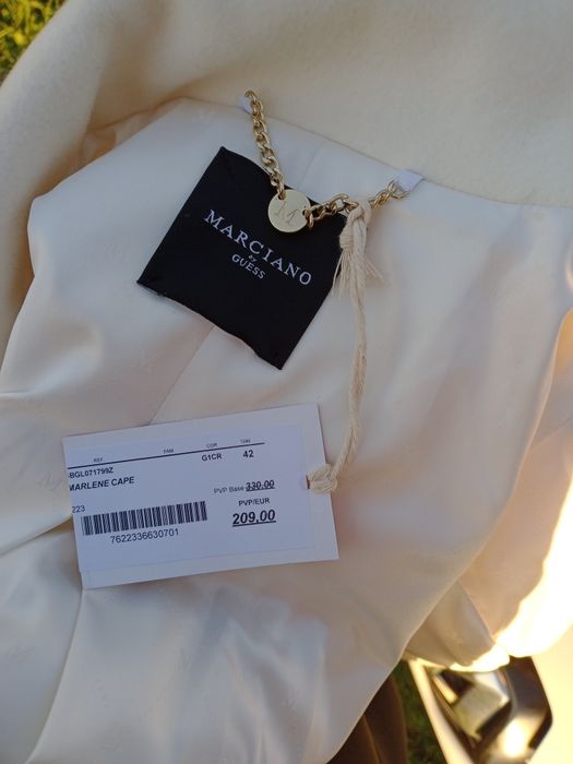 Poncho branco Marciano By Guess