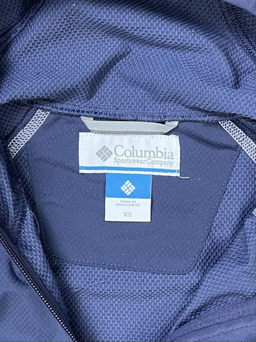 Columbia кофта ветровка XS размер женская синяя оригинал