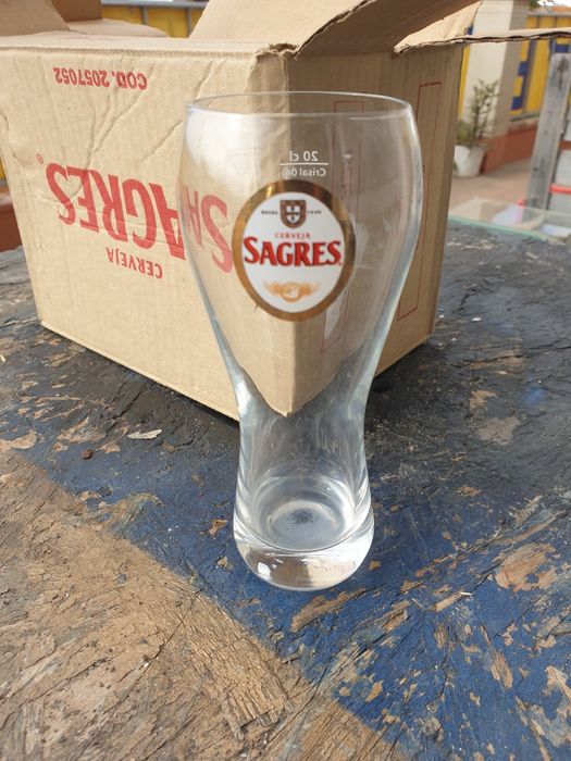 Copos antigos da Sagres