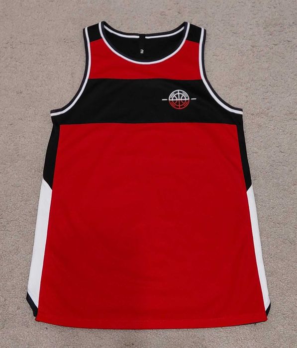 Koszulka do koszykówki dla dzieci Tarmak T500R roz. 151-160
