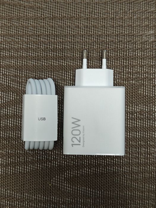 Блок питания Xiaomi  120W  + кабель зарядки 6А hyper charger combo