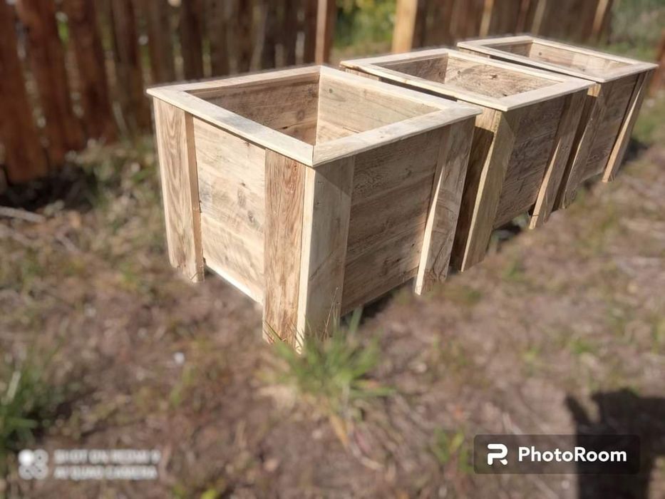 Donice ogródkowe drewniane