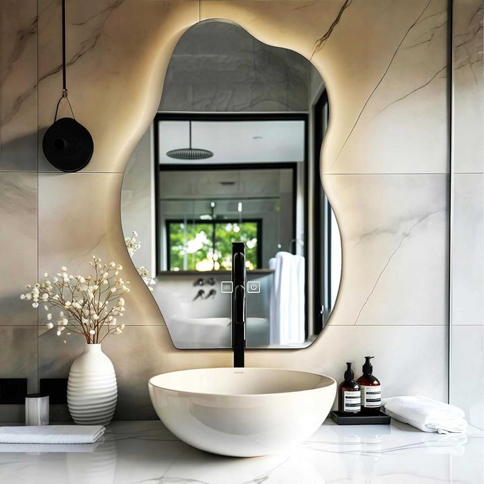 Lustro LED WUDLEP 60 × 40 cm