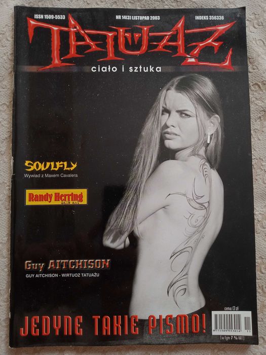 Tatuaż ciało i sztuka listopad 2003