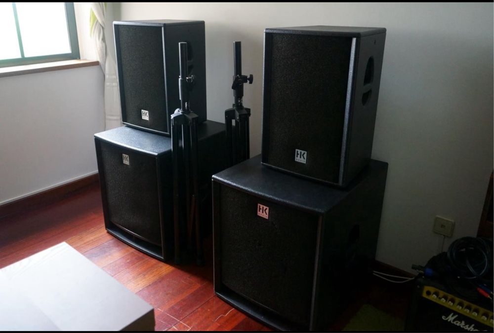 P.A. HK (2 Tops Full Range + 2 Subs)