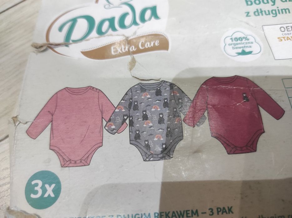 Body dziewczęce Dada trzypak