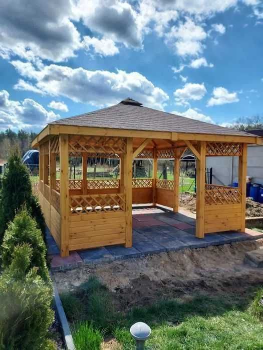 Altana altanka ogrodowa drewniana "Nairobi" 4x4