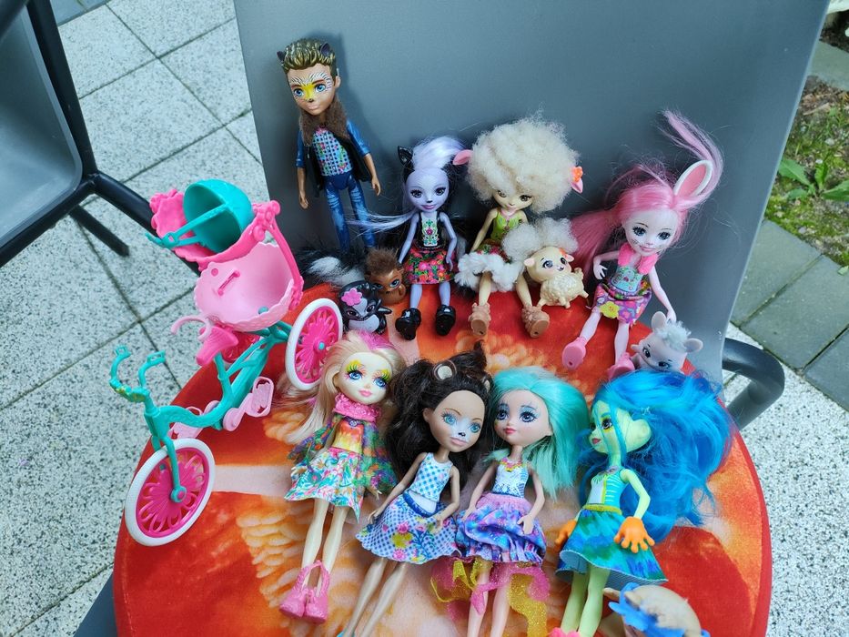 Lalki enchantimals plus pojazd