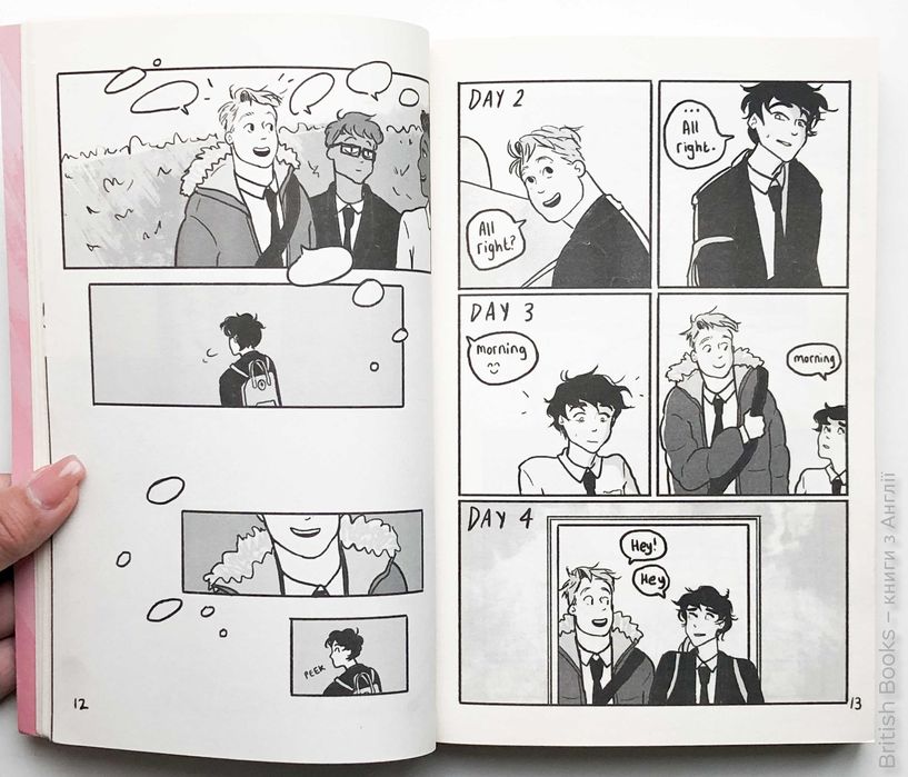 Heartstopper графічний роман ЛГБТ англійська