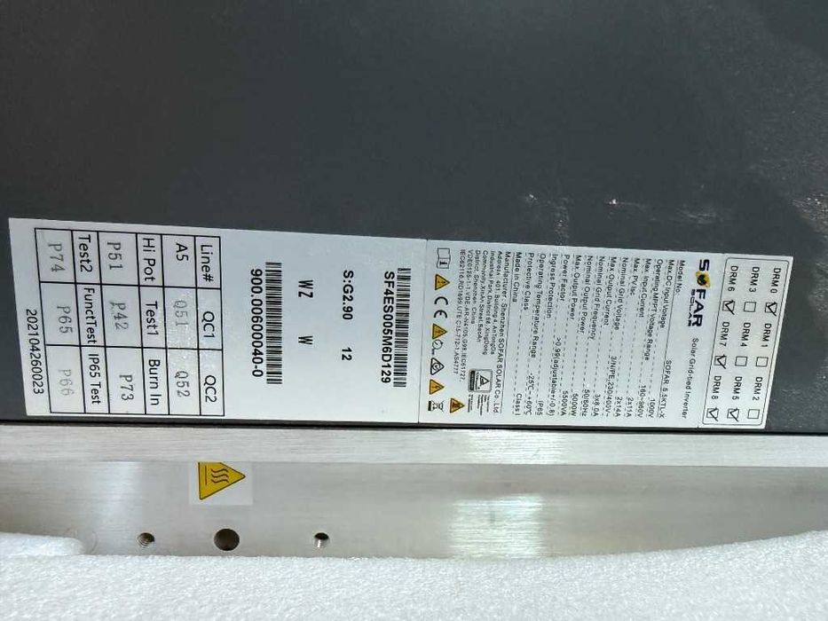 Inwerter falownik SOFAR SOLAR 5.5KTL-X