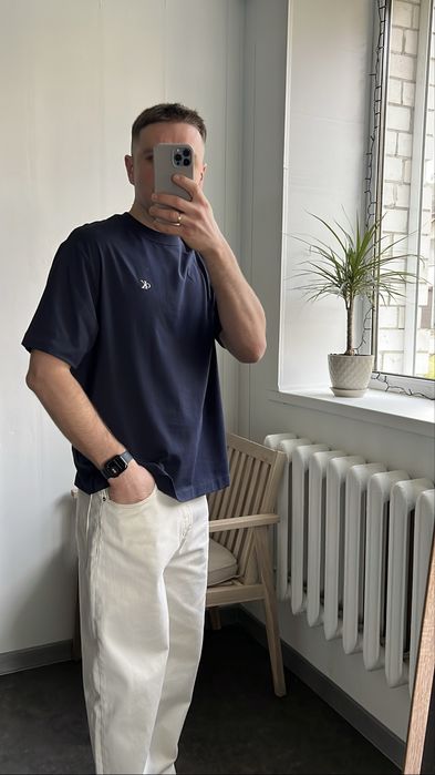 Оригінал 100% Чоловіча Футболка Calvin Klein Relaxed