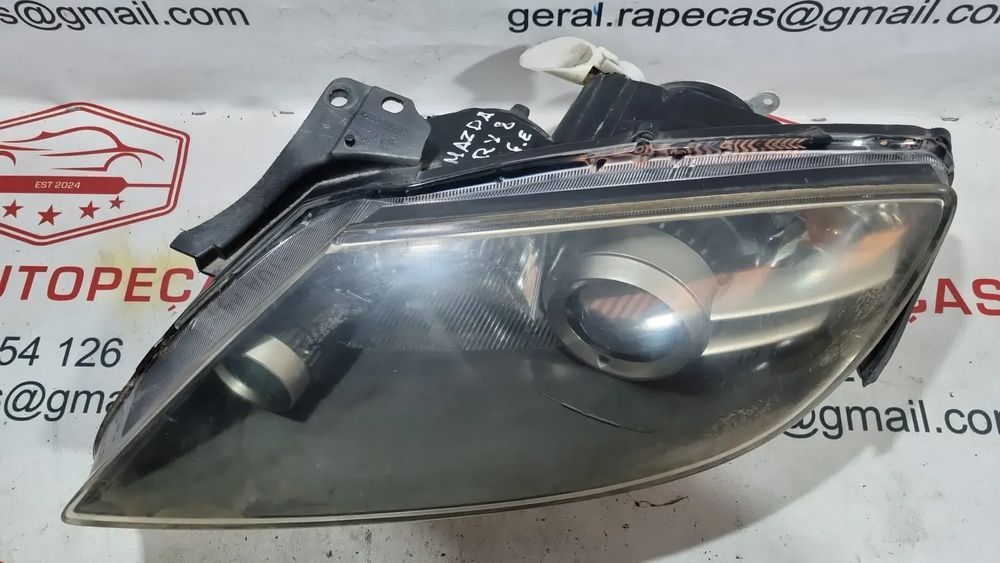 Ótica Farol Frente Frontal Esquerda Xenón Mazda RX8 Koito 10061014