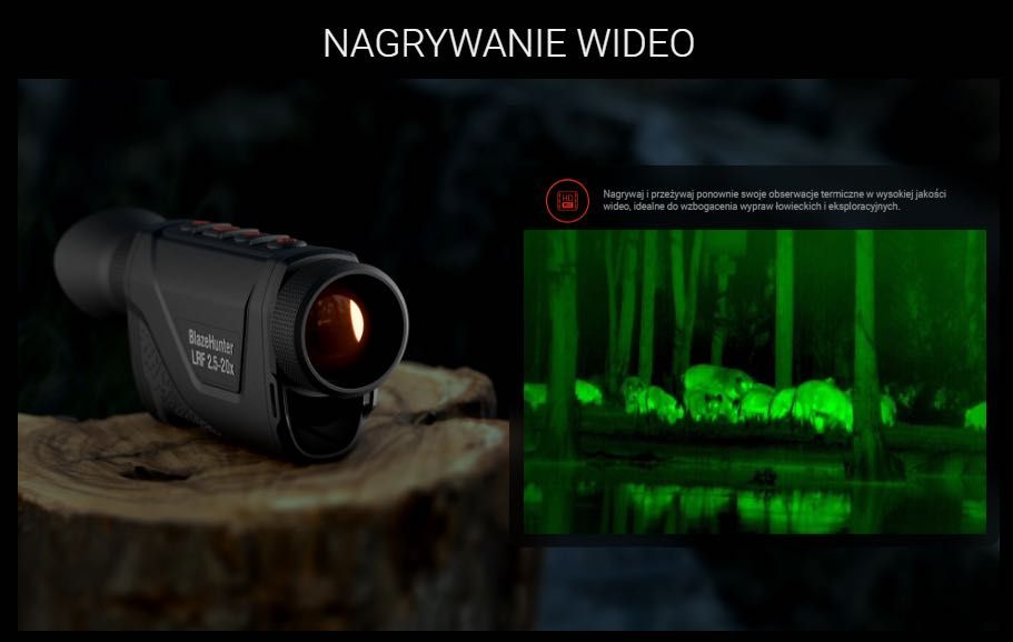 Monokular kamera termowizyjna ATN BlazeHunter 635 LRF