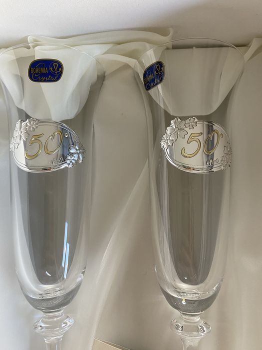 2 Flutes de Cristal (bodas de ouro 50 anos)