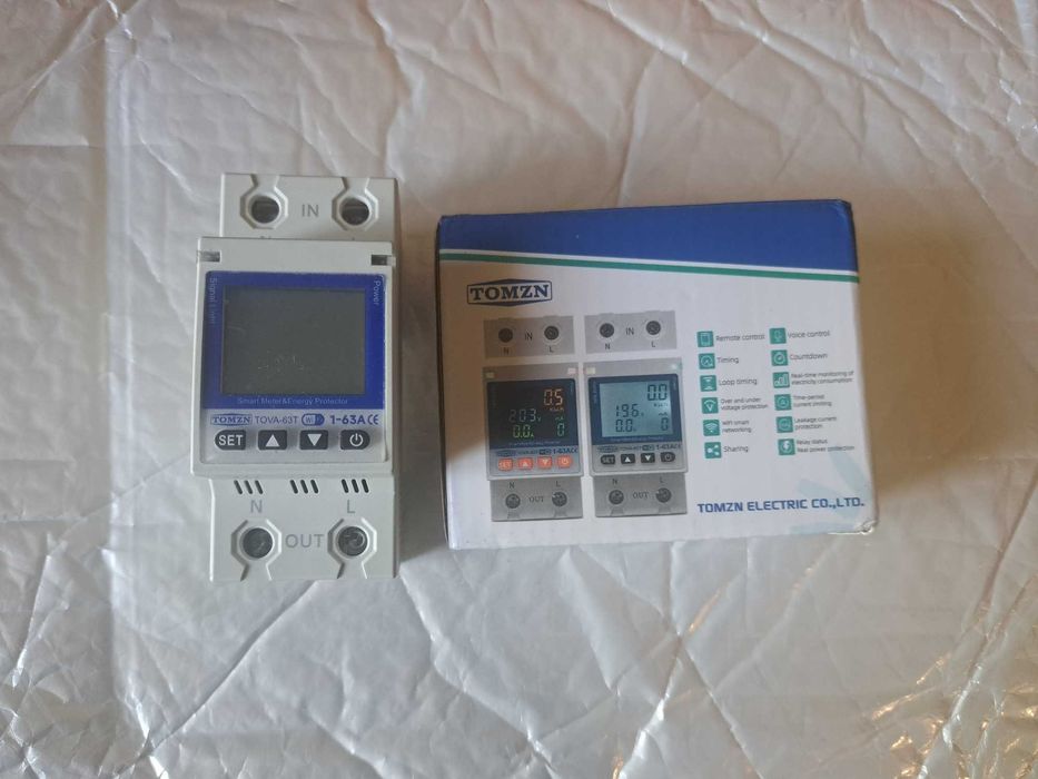Реле напруги з WiFi / реле напряжения TOMZN TOVA-63