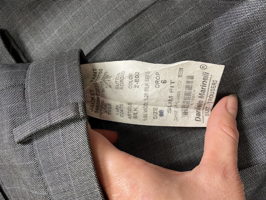 Костюм мужской шерсть+шелк 50 размер