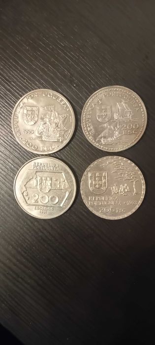 Moedas colecção portuguesas Numismática
