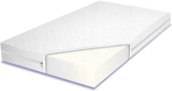 Cama infantil com uma gaveta e colchão, cor azul, 160 x 80 cm