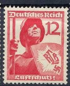 Selos Alemanha Nazi 1939/45- Série Militar c/ suástica (B) NOVO