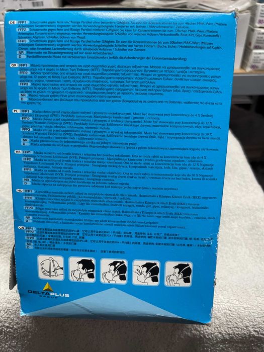 VENITEX 1201PD Máscaras filtrantes FFP2  de 50 peças.