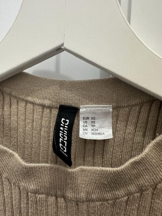 Brązowy top H&M bez wad
