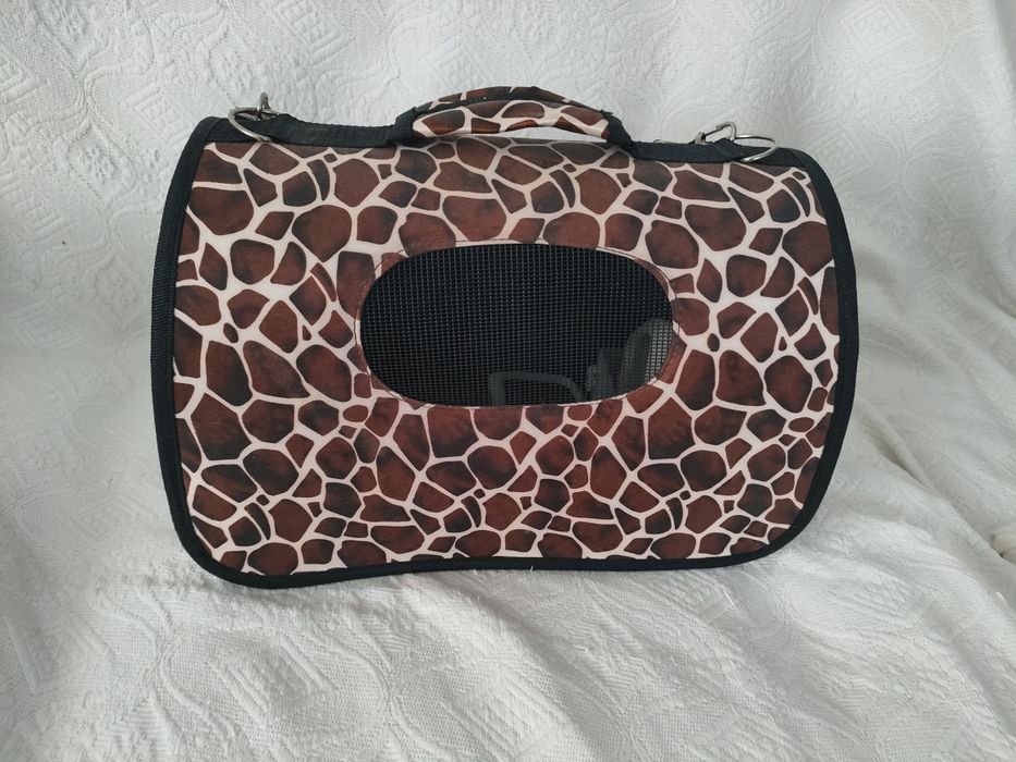 Transportadora Gato cor Tigresa com Alça de Ombro