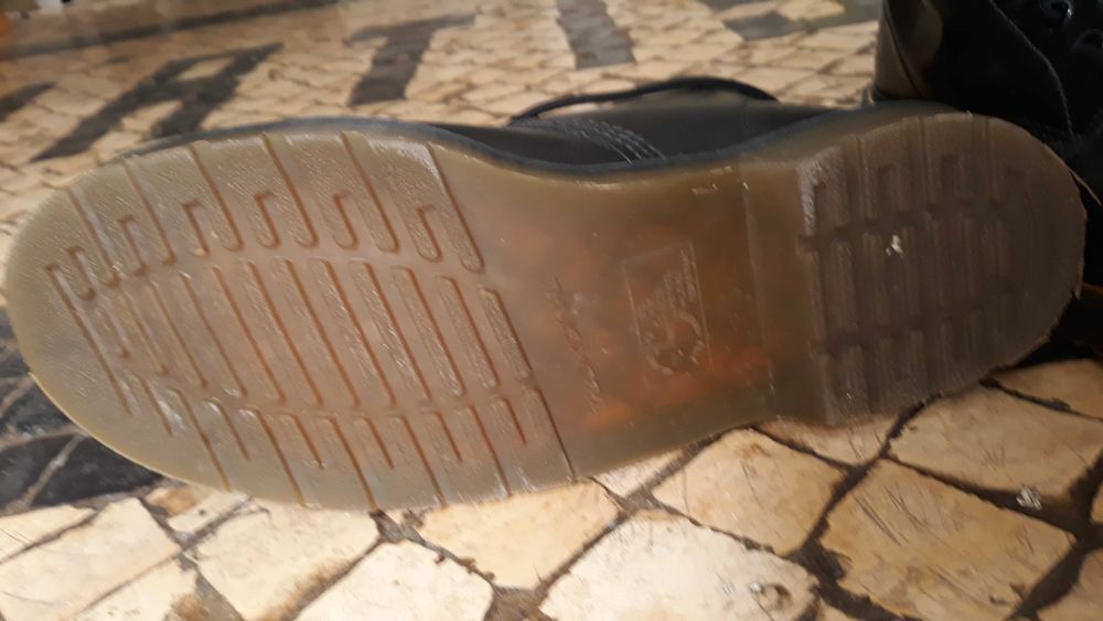 Botas Dr. Martens do modelo 1919 com biqueira de aço (uni-sexo nº 43)