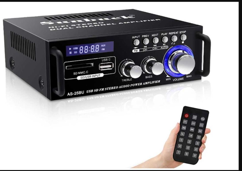 Усилитель / Стереопідсилювач Sunbuck Hi-Fi Stereo AS-25BU, Новий