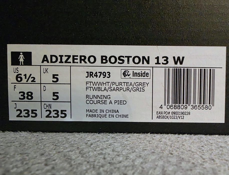 Nowe buty Adidas Adizero Boston 13 W – rozmiar 38