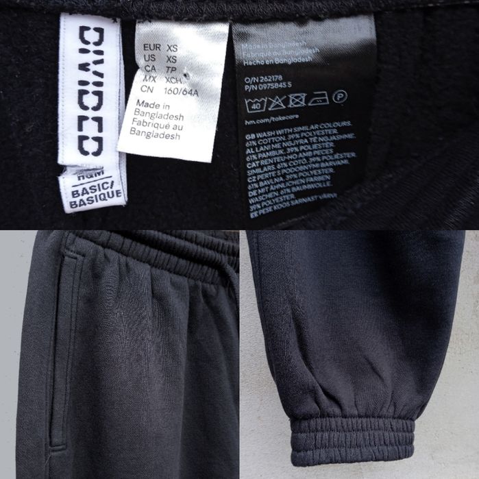 Спортивні штани утеплені h&m p.xs,s,m