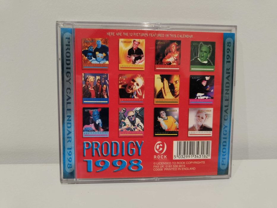 The Prodigy - Postais Calendário 1998 (raro)