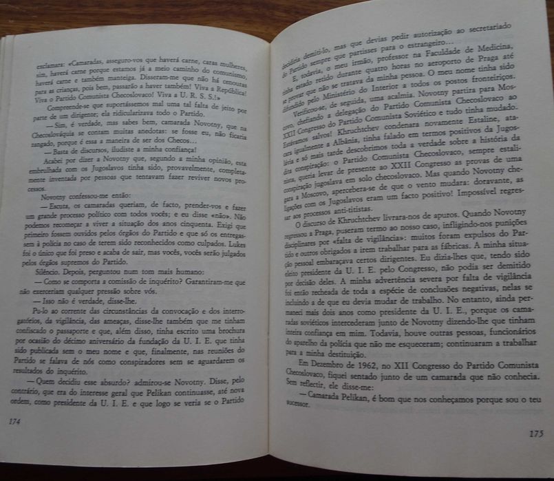 Se Eles Me Matarem de Jiri Pelikan - 1ª Edição 1976