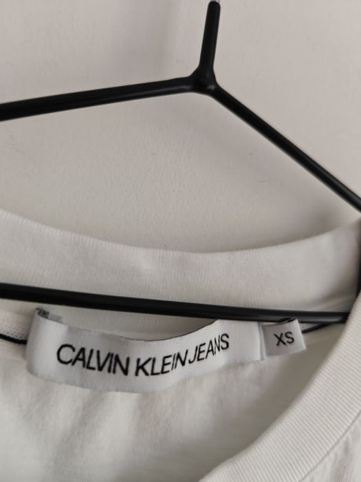 Calvin Klein Jeans bluzka koszulka sportowa krótki rękaw damska XS/S