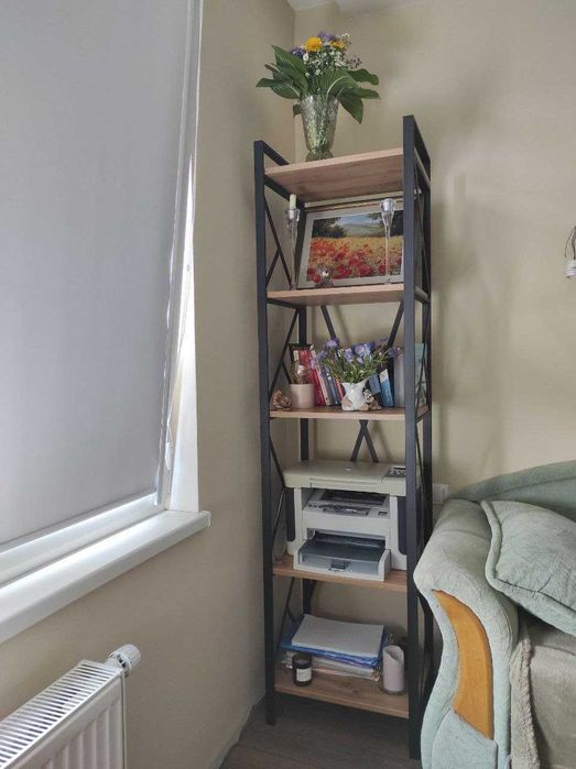 Стелаж в стилі лофт, стелаж на 5 полиць, стелаж loft на замовлення