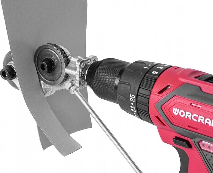 Adapter Do Cięcia Blachy Na Wiertarkę Wkrętarkę Uniwersalne Nożyce Do