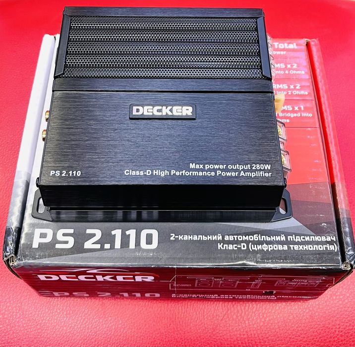 Автомобільний підсилювач звуку/Клас D/для сабвуфера, динаміків