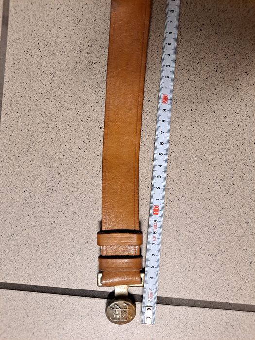 Pas harcerski skórzany