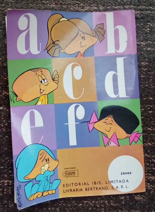 Livro para aprender as letras