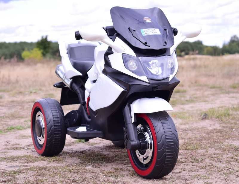 BAWIBUS.PL motorek MOTOR ŚCIGACZ 3 kołowy na akumulator jeździk auto