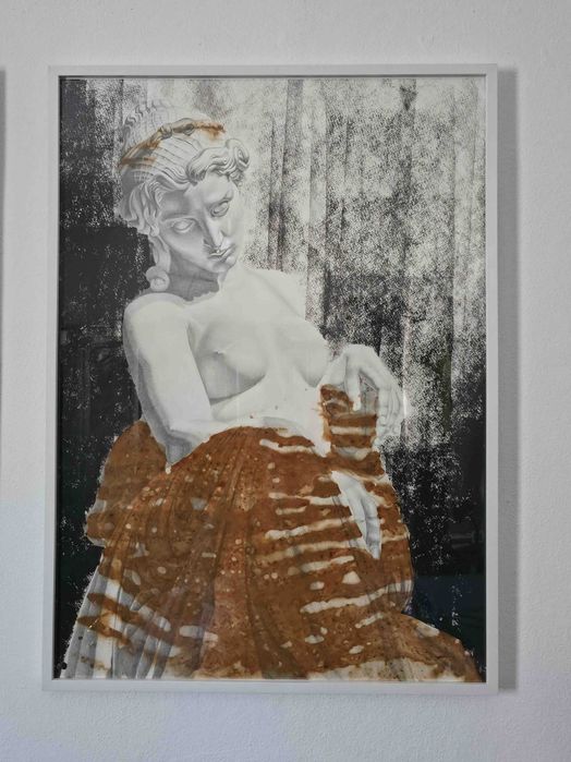 "Safo" — Técnica mista original, 50x70 cm