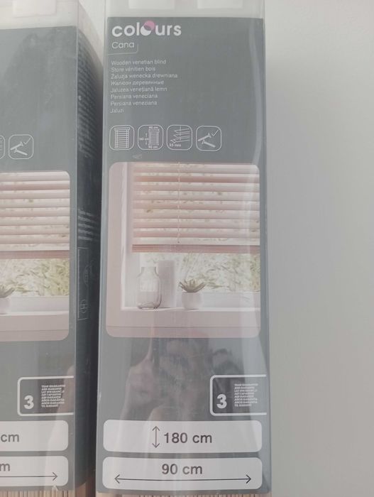 Nowe Żaluzje drewniane 90x180 4 sztuki+2