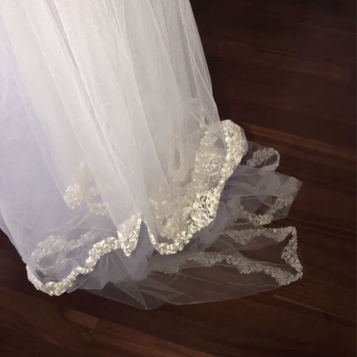 Véu de noiva branco